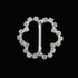 Scalloped Edge Crystal Buckle