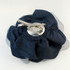 FR117201-Deep Blue Fabric Flower Pin