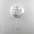 MP4005-White Rosette Lapel Pin