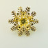 Snow Flake Pearl Brooch-BH9375