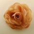 FR194101-Polyester Fabric Flower-Champagne