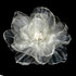FR194103-Polyester Fabric Flower-Cream