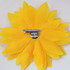 FR101125SP-Yellow Satin Fabric Flower Pin