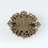 Antique Brooch in Ruby Red
