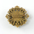 Antique Brooch in Royal Blue with Beads