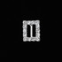 Tiny ctangle Crystal Buckle -BK2004