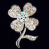 Flower brooches