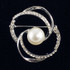 Rhinestone brooch