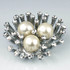 Pearl brooches