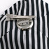 Black White Stripe Flower
