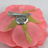 Fabric Rose Flower pin