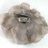FR106503-Grey Organza Flower Pin