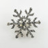 Snowflake Rhinestone Brooch-BH9297