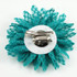 FR192046-Teal Lace Flower Pin
