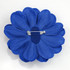 Blue Satin Flower Pin