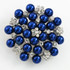 Royal Blue Pearl Brooch-BH6109