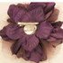 purple fabric flower