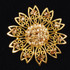 Floral brooch