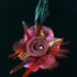 Artificial flower pin brooch