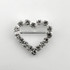 Heart Buckle in Crystal Rhinestone