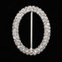 Double Row Oval Rhinestone Buckle