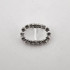 Small Oval  Crystal Buckle