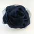 FR117201-Deep Blue Fabric Flower Pin