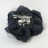FR117201-Grey Fabric Flower Pin