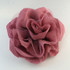 FR117201-Rose Pink Fabric Flower Pin