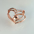 Gold Heart Brooch-BH6122