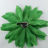 FR101114-SP-Green Satin Fabric Flower Pins