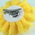 FR192090-Yellow Organza Lace Flower