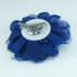 FR192091-Blue Organza Lace Flower
