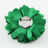 FR191010-Green Satin Flower Pin