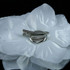 FR142345-Large White Flower with Center Brooch