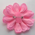 FR191107-Pink Satin Flower Pin
