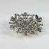 Snowflake Brooch-BH9422-clear