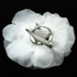Fabric Flower brooch