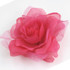 FR991203-Organza Rose Flower Pin