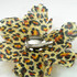 FR192030-Organza Leopard Flower Pin