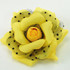 FR106202-Yellow Polka Dot Rose Flower Pin