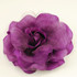FR106505-Purple Organza Flower Pin