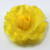 FR106502-Yellow Organza Flower Pin