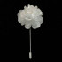 MP3036-White Lapel Pin Flower