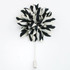 MP5401-Black White Striped Lapel Pin