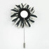 MP5401-Black White Striped Lapel Pin