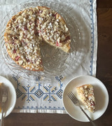 Norwegian Rhubarb Almond Cake and Mormor’s Pepparkakor Cake—Contrasts in Sweet Scandinavian Desserts