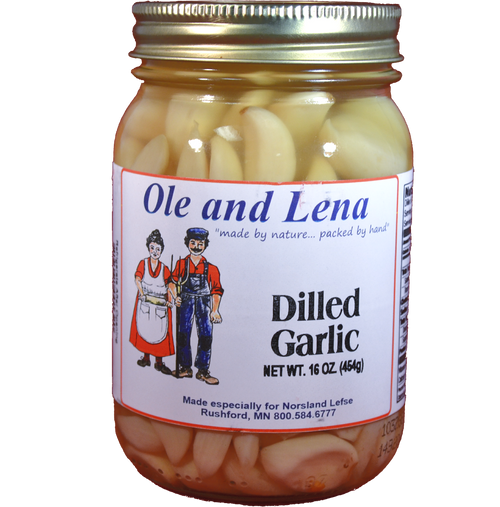 Pickled  Dilled Garlic