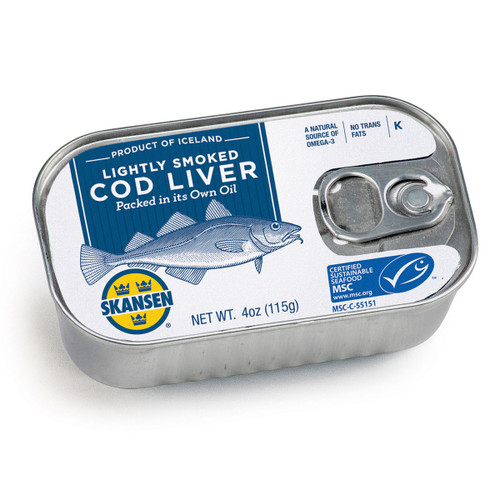 Skansen Lightly Smoked Cod Liver