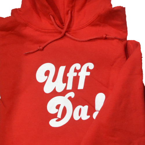 Red - Sweatshirt - "Uff Da!" (Adult)